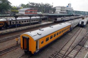 jalur kereta api menuju Borobudur