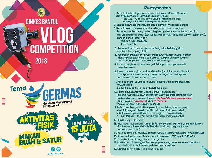 lomba vlog dinkes bantul