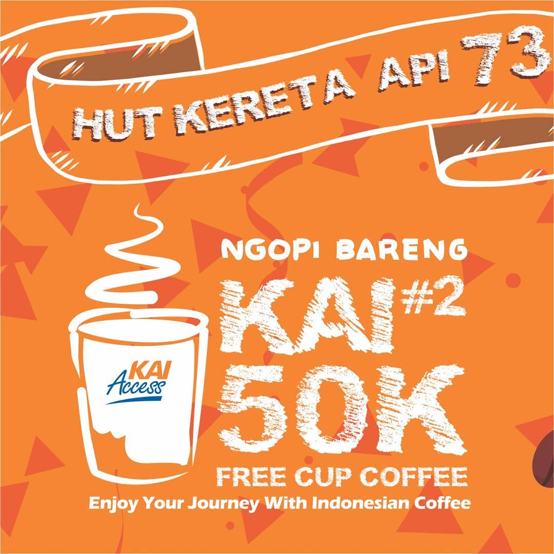 50 Ribu Gelas Kopi Dibagikan di Festival “Ngopi Bareng KAI #2”