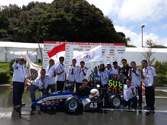 UNY raih prestasi di Student Formula Japan (SFJ) ke-16