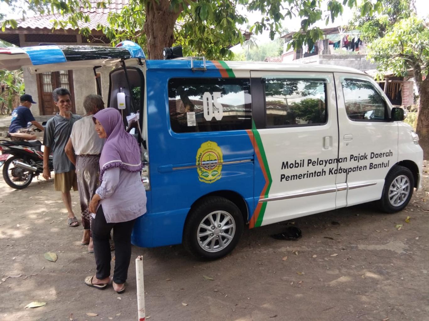 mobil pajak keliling BKAD Bantul