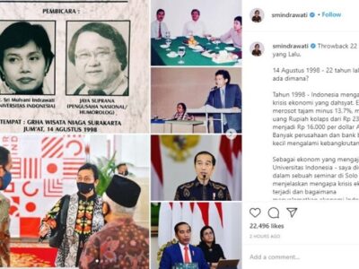 Sri Mulyani dengan Jokowi