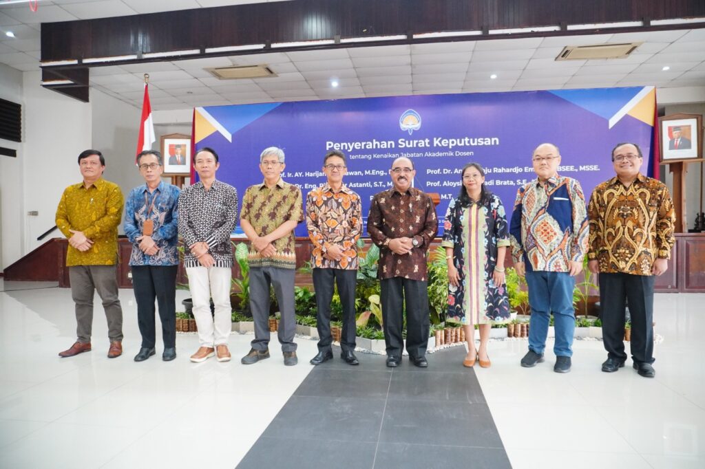 Universitas Atma Jaya Yogyakarta Tambah 5 Guru Besar