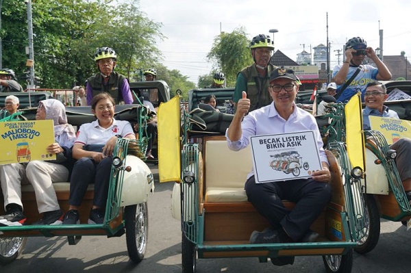 becak listrik malioboro