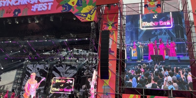 nasida ria dan mother bank di Synchronize Fest 2025