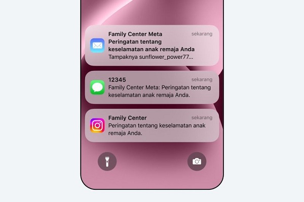 notifikasi Instagram